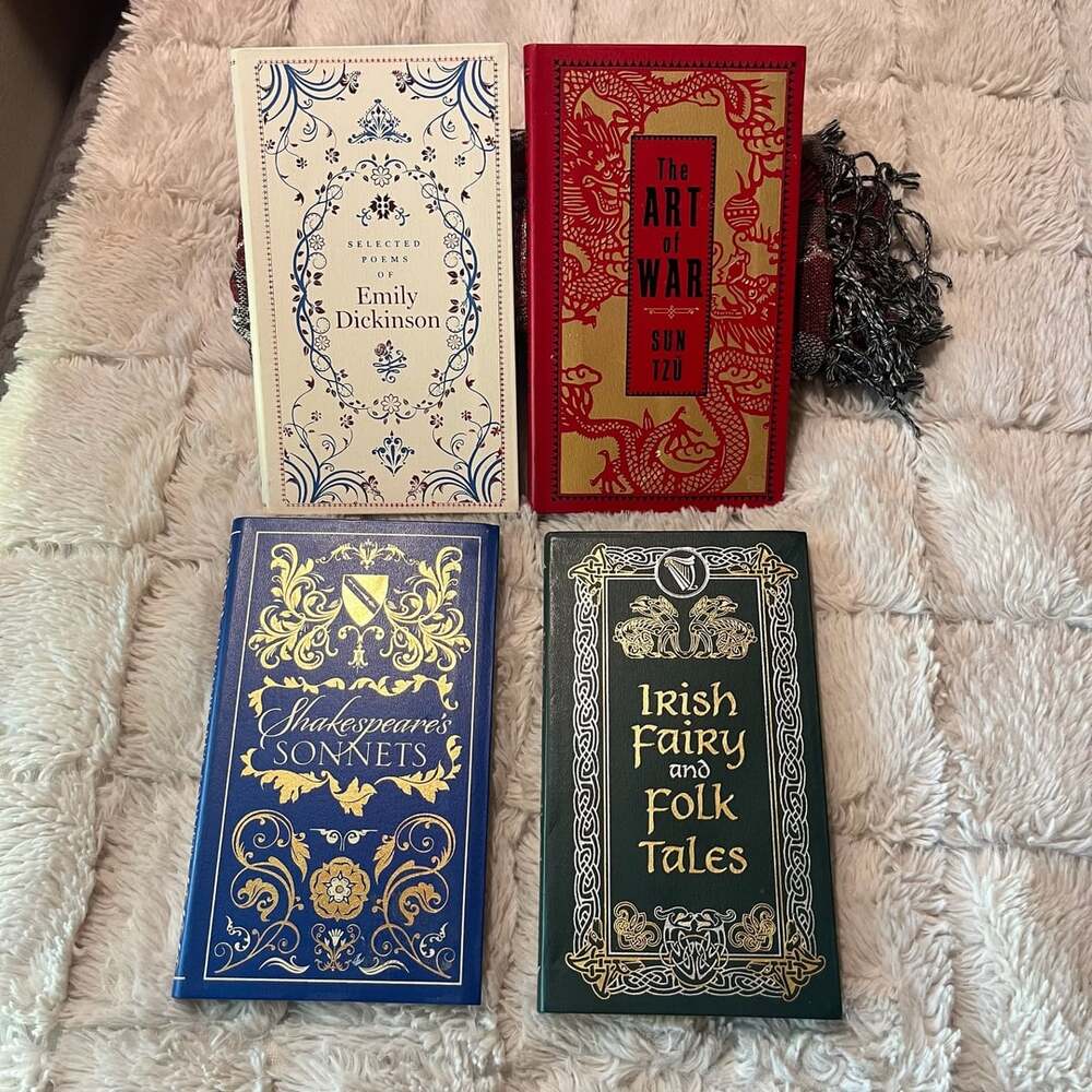 Barnes & Noble Classic Editions Pocket Book Set of 4 Collectible Hardcover